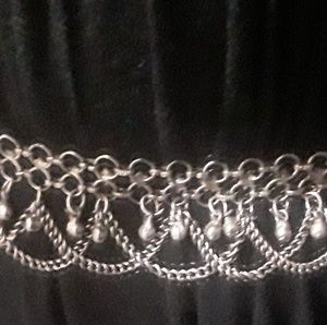 Silver belly dancer style belt !new photos added!!